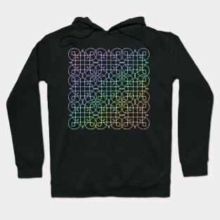 Chromatic Filigree Design (Diagonal Rainbow Ombre) Hoodie